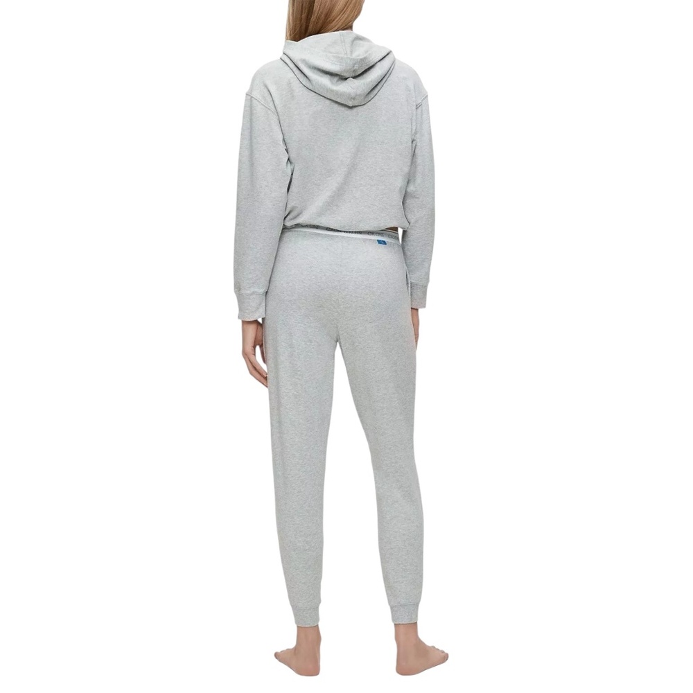 Calvin Klein Women's CK One Jogger Sweatpants - QS6429 Heather Gray - Picture 2 of 2